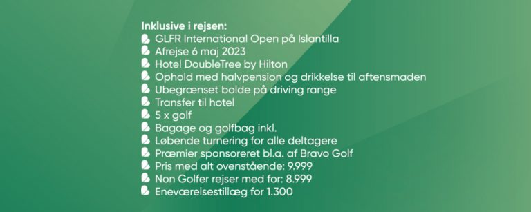 GLFR Open Int 2023 - Bravo Golf Banner